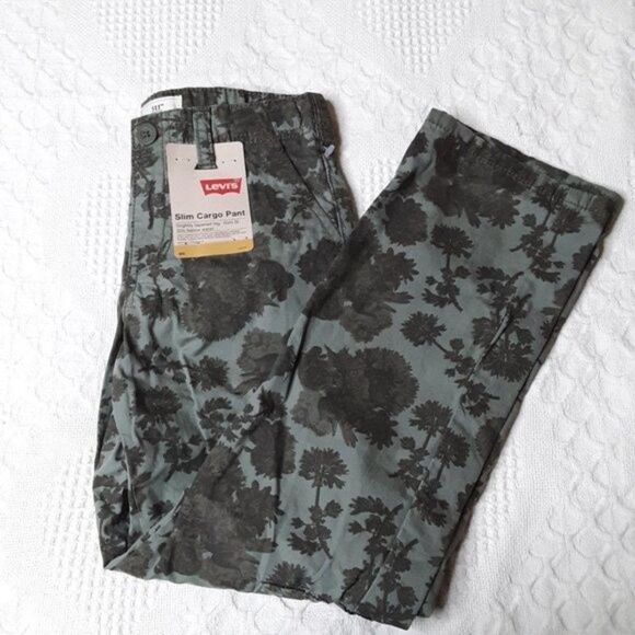 Levi's Boy's 511 Slim Cargo Pants Camo Size 7X Regular (7-8y) - Picture 10 of 10